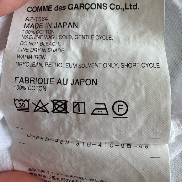 Comme Des Garçons Play heart-patch T-shirt | Size Small - Picture 9 of 9